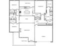 Layout of the house includes a Great Room, Kitchen, Dining, Garage, Bedrooms, a Rear Porch, and a Front Porch at 6134 Linwood Dr, Covington, GA 30014