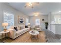 Bright and airy living room featuring a neutral color palette and stylish furnishings at 132 Brownlee Sw Rd, Atlanta, GA 30331