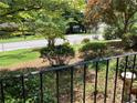 View of the landscaped front yard with lush greenery, offering a serene outdoor space at 3746 Gladney Dr, Atlanta, GA 30341