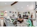 Bright living room with vaulted ceiling, stylish decor, and hardwood floors at 350 Lamplighter Se Ln, Marietta, GA 30067