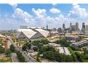 View of Atlanta, Georgia with the Mercedes-Benz stadium in the foreground at 425 Chapel Sw St # 1211, Atlanta, GA 30313