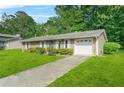 Cozy home with a manicured lawn and paved driveway leading to an attached garage at 2454 Fairway Sw Cir, Atlanta, GA 30331