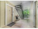 Hallway with access to stairwell, featuring an outdoor seating area, and convenient outdoor access at 5149 Roswell Rd # 1, Atlanta, GA 30342