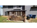 Cozy patio area with a gazebo, perfect for outdoor entertaining and relaxation at 3310 Mcclure Woods Ct, Duluth, GA 30096