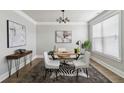 Bright office space featuring modern décor and a unique zebra print rug at 4808 Albany Way, Atlanta, GA 30331