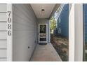 View of the front entrance and door at 7086 Gladstone Cir, Lithonia, GA 30038