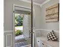Welcoming entryway with coat storage and decor that gives this home a personal touch at 131 Banyon Ct, Dallas, GA 30157