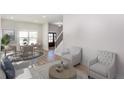 Bright, modern living area featuring hardwood floors and neutral decor for a cozy atmosphere at 3286 Bachelor Street, East Point, GA 30344
