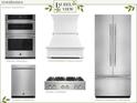 Features stainless steel appliances, including double ovens, range hood, refrigerator, cooktop, and dishwasher at 3450 Commander Cv, Suwanee, GA 30024