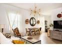 Bright, eclectic living room with natural light, unique decor, and comfortable seating at 200 B Reinhardt Se St, Atlanta, GA 30312