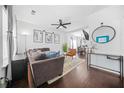 Open-concept living room featuring hardwood floors, stylish furnishings, and ample natural light at 1995 Meador Ave, Atlanta, GA 30315