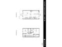 Detailed floor plan showcasing the layout of a two-story townhome with bedrooms and living spaces at 1095 Tucker Ave # 208, Atlanta, GA 30310