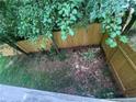 New wooden fence in backyard at , Roswell, GA 30076