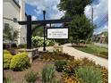 Established community with a beautiful manicured entrance and landscaping at 410 Anglin Walk, Alpharetta, GA 30009