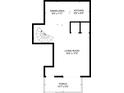 Floor plan featuring dining area, kitchen, living room, and porch layouts with dimensions at 4701 Flat Shoals Rd # 25F, Union City, GA 30291