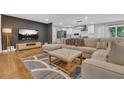 Comfortable living room featuring stylish furnishings and hardwood flooring at 2271 Columbia Dr, Decatur, GA 30032