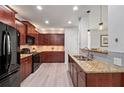 Well-equipped kitchen with stainless steel appliances, granite countertops, and ample cabinet space at 124 Freedom Dr, Acworth, GA 30102