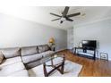Inviting living room with hardwood floors, neutral walls, and comfortable seating at 3541 Old Chamblee Tucker Rd # B, Atlanta, GA 30340