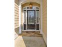View of front door, featuring glass and sidelights at 490 Grand Teton Cir, Fayetteville, GA 30215