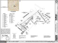 Detailed property survey showing dimensions, boundaries and adjacent streets of the subject property at 1372 Auburn Rd, Dacula, GA 30019