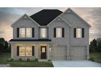 Charming two-story brick home with a two-car garage and welcoming front porch at 1653 Sungrown Way, Mcdonough, GA 30253