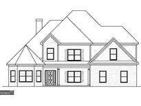 Charming two-story home with a stone and shingle facade and a welcoming front porch at 6025 Old Timber Trl # 11, Douglasville, GA 30135