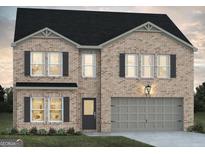 Charming two-story brick home with a two-car garage and gray accents at 5326 Tolar Rd # 29, South Fulton, GA 30213
