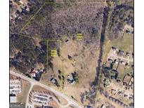 Aerial view of acreage at 5242 and 5300 Salem Road with property boundaries at 5300 Salem Rd, Covington, GA 30016