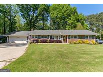 Charming brick home with a well-manicured lawn and a two-car garage, perfect for suburban living at 118 Duvall Dr, Stockbridge, GA 30281