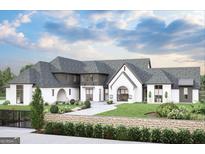 Stunning new construction features a gray roof, white paint, and an arched doorway at 0 Ebenezer Rd # 4, Fayetteville, GA 30215