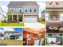 Charming two-story home with a well-manicured lawn and attached two-car garage at 13568 Scenic Pkwy, Covington, GA 30014