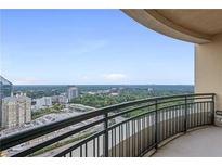 Breathtaking city views from this unit's private balcony overlooking the surrounding landscape at 3445 Stratford Ne Rd # 3601, Atlanta, GA 30326