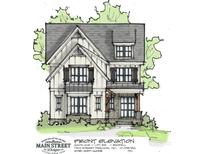 Illustration of a charming two-story home with a steeply pitched roof and inviting front porch at 490 Waterman St, Marietta, GA 30060