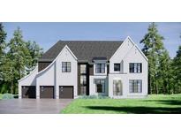 Stunning two-story home with a three-car garage and modern design at 816 Hillwood Dr, Marietta, GA 30068