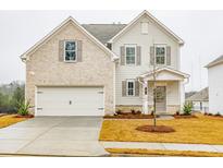 Two-story house with light beige vinyl siding and a large driveway at 1700 Fulmont Cir, Mableton, GA 30126