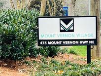 Mount Vernon Village community sign at 475 Mount Vernon Hwy NE at 475 Mount Vernon Ne Hwy, Atlanta, GA 30328