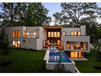 Luxury modern home with pool and landscaped yard at 3566 Cantrell Ne Rd, Atlanta, GA 30319