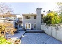 Spacious back deck with ample room for outdoor furniture and entertaining at 1484 Briaroaks Ne Trl, Atlanta, GA 30329