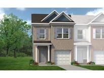 Two-story brick home with a gray door and attached garage at 301 Skye Ln # 43, Cartersville, GA 30121