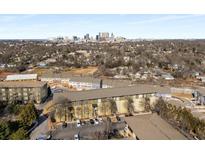 Aerial view of apartment community with city skyline in background at 1195 Milton Ter # 1304, Atlanta, GA 30315