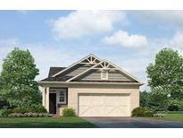 Brick and shingle one-story home with a two-car garage at 2639 Cacao Sq, Acworth, GA 30101