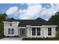 One-story home with gray siding, black roof, and white trim at 15 Cambridge Ln, Dallas, GA 30157