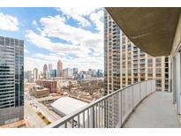 Spacious balcony with city views at 361 17Th St # 2001, Atlanta, GA 30363