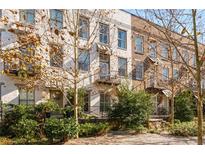 Modern townhouses with unique architectural details and landscaping at 574 Bismark Ne Rd, Atlanta, GA 30324