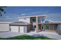 Two-story house with stone accents and a three-car garage at 1173 Veltre Sw Cir, Atlanta, GA 30311
