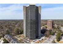 Stunning high-rise condominium building with beautiful surrounding landscape and city views at 2660 Peachtree Nw Rd # 25H, Atlanta, GA 30305