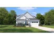 Charming two-story home with a well-manicured lawn, attached garage, and attractive stone accents at 1148 Burlington Ct, Mcdonough, GA 30253