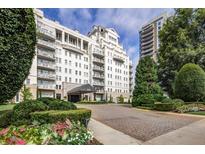 Elegant condominium building featuring landscaped grounds, porte-cochere and upscale design at 2500 Peachtree Nw Rd # 606N, Atlanta, GA 30305