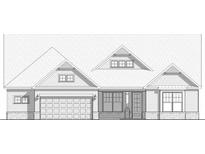 Charming single-story home with a symmetrical facade, attached garage, and welcoming front entry at 342 Brook View Trl, Canton, GA 30115