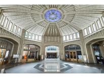 Expansive lobby featuring a vaulted ceiling, arched entryways and glossy marble flooring at 57 Forsyth Nw St # 5F, Atlanta, GA 30303